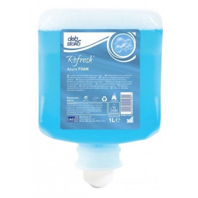 DEB Refresh Azure Foam Soap - 6 x 1ltrs